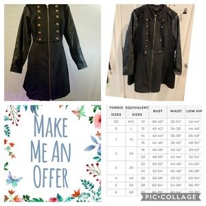 Torrid Military Jacket - size 2